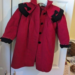 Girls Wool coat Old fashioned